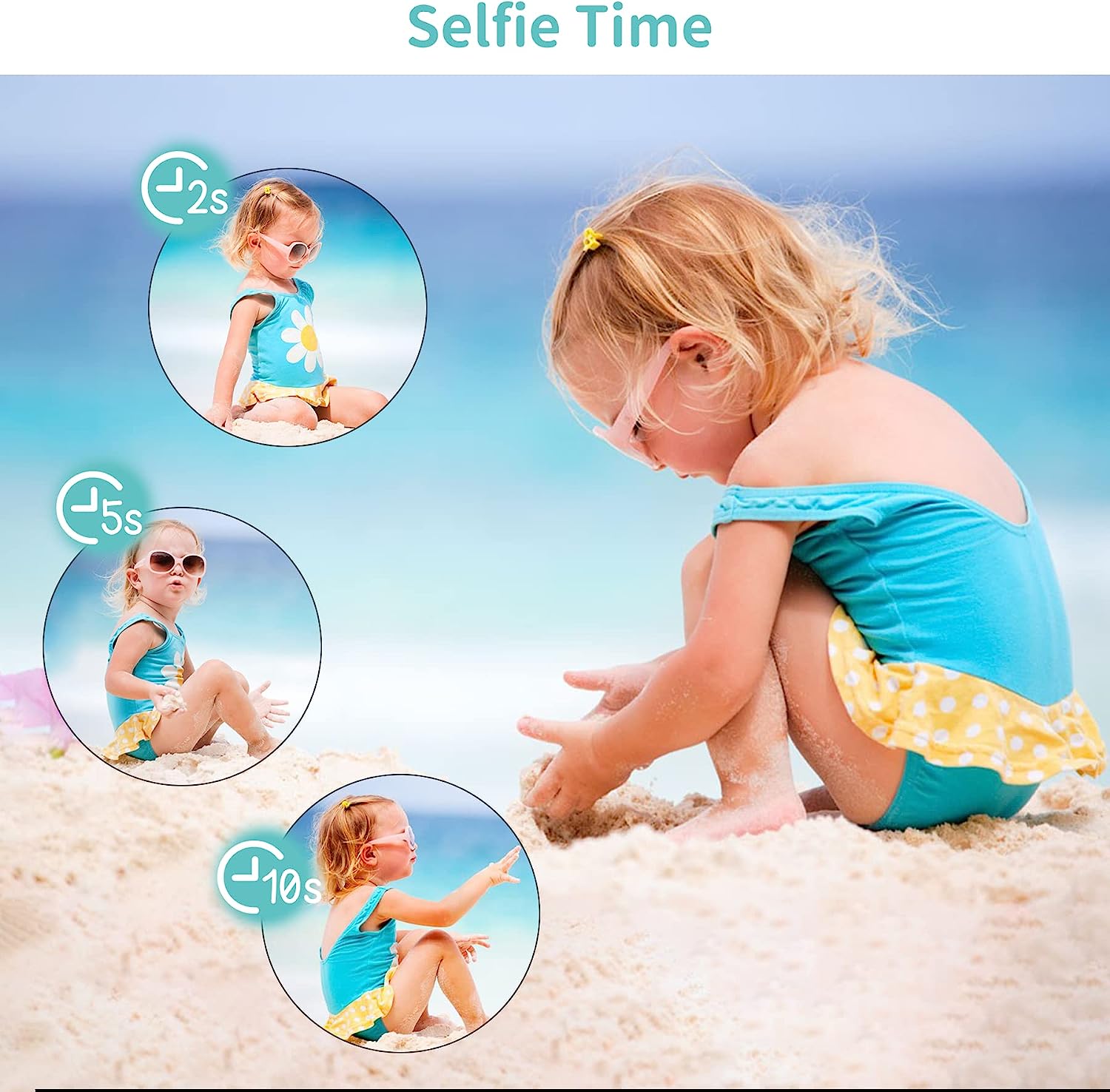 Saneen Digital Camera, FHD 2.7K Cameras for Photography, 44MP Kids Camera Small Compact Digital Camera for Teens, Adults & Beginners with 32GB SD Card, 16X Zoom, Two Rechargeable Batteries-Pink