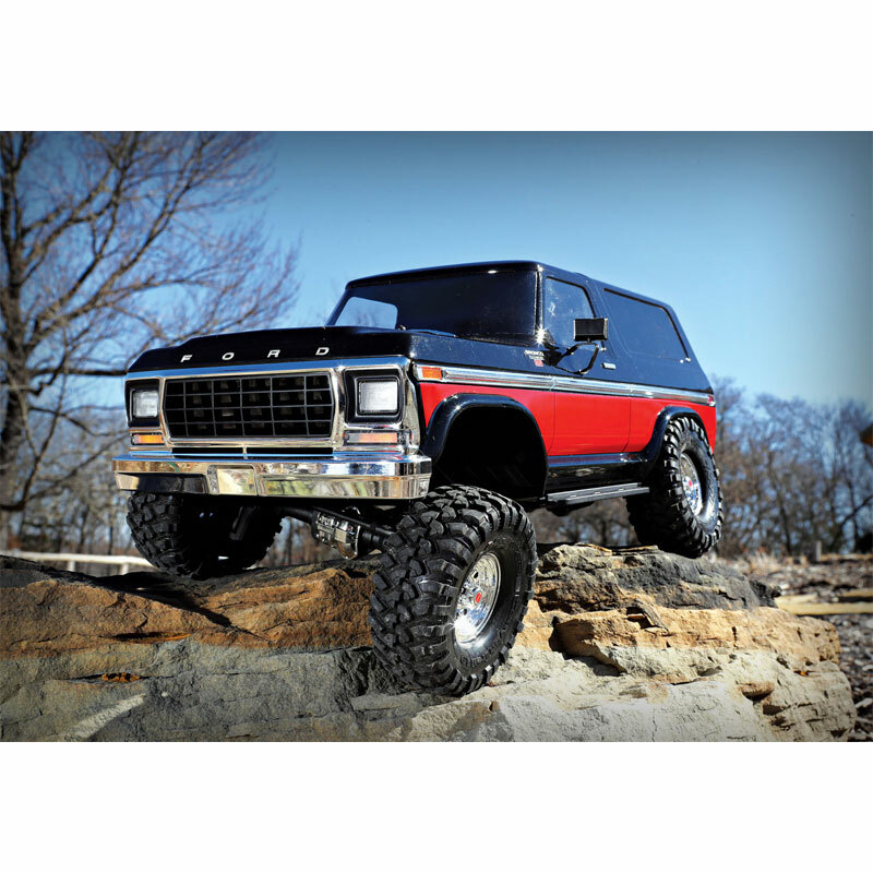 Traxxas TRX-4 Ford Bronco RC 4x4 Rock Crawler RTR w/3S LiPo COMBO