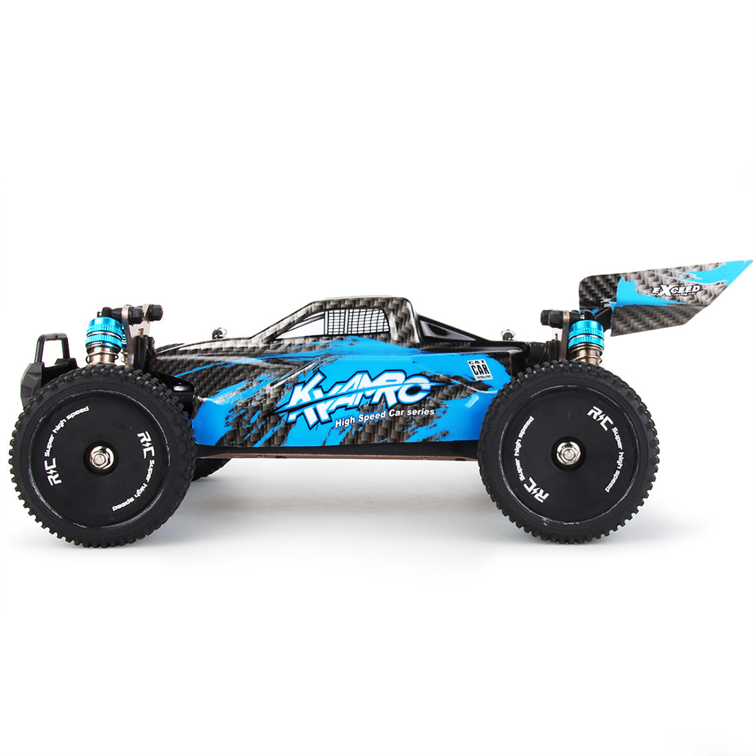 RC Car 1/16 4WD 2.4G 70KM/H High-speed Brushless Off-road Vehicle RC Car All-terrain Electric Climbing Car Monster Truck Toys - Blue