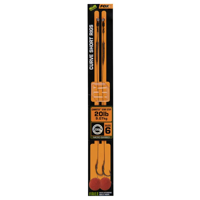 Fox Edges Curve Short Camotex Semi Stiff Rigs