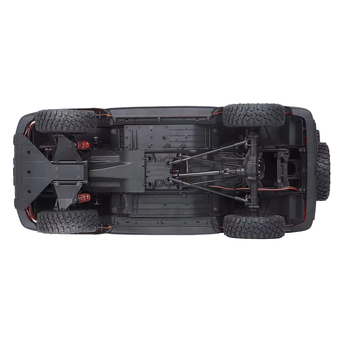 TRACTION HOBBY 1/8 TANK 300 RC Car Timesharing Four-Wheel Drive Two-gear Two-speed Electric RC Simulated Off-road Crawler Model Car RTR