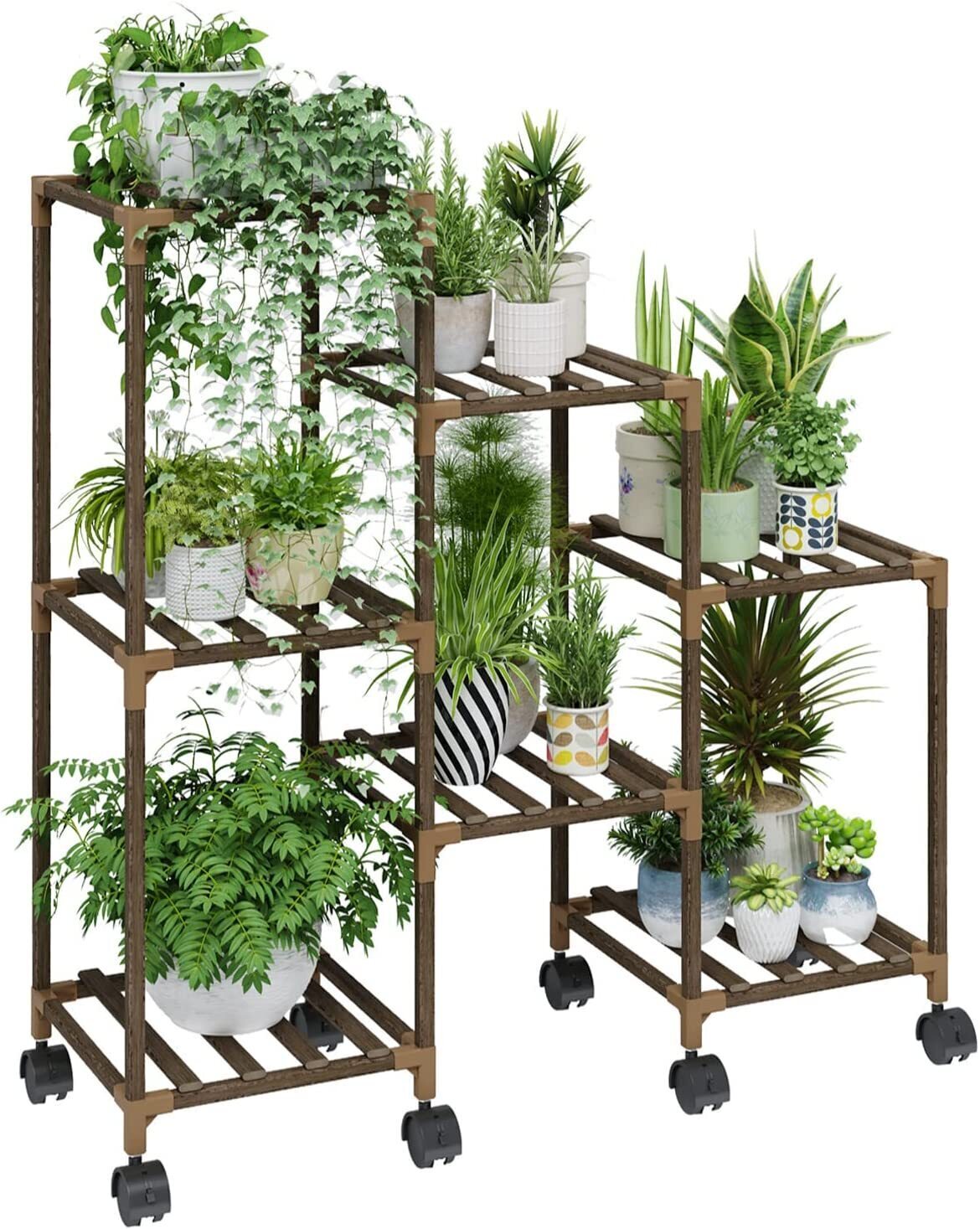 Plant stand indoor plant stand wooden outdoor multi-layer plant stand