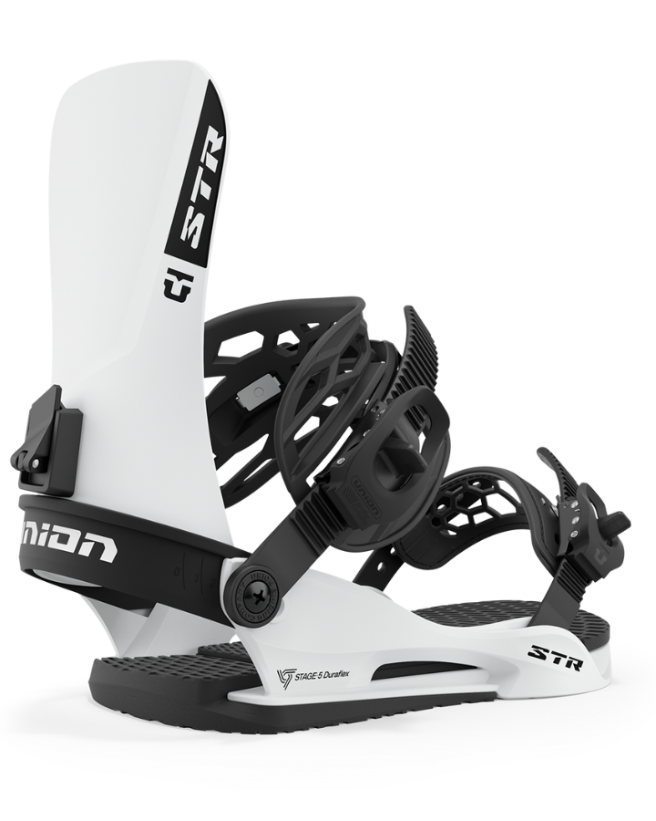 Union Str Snowboard Binding - White - 2024