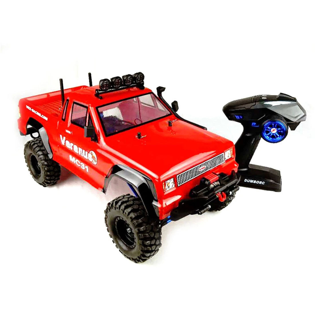 VRX RH1053 1/10 Scale 4WD Two Speed Brushed RTR Off-road Crawler 2.4GHz RC Car with Light Winch, 60A ESC, 550 Motor - R0280 Orange