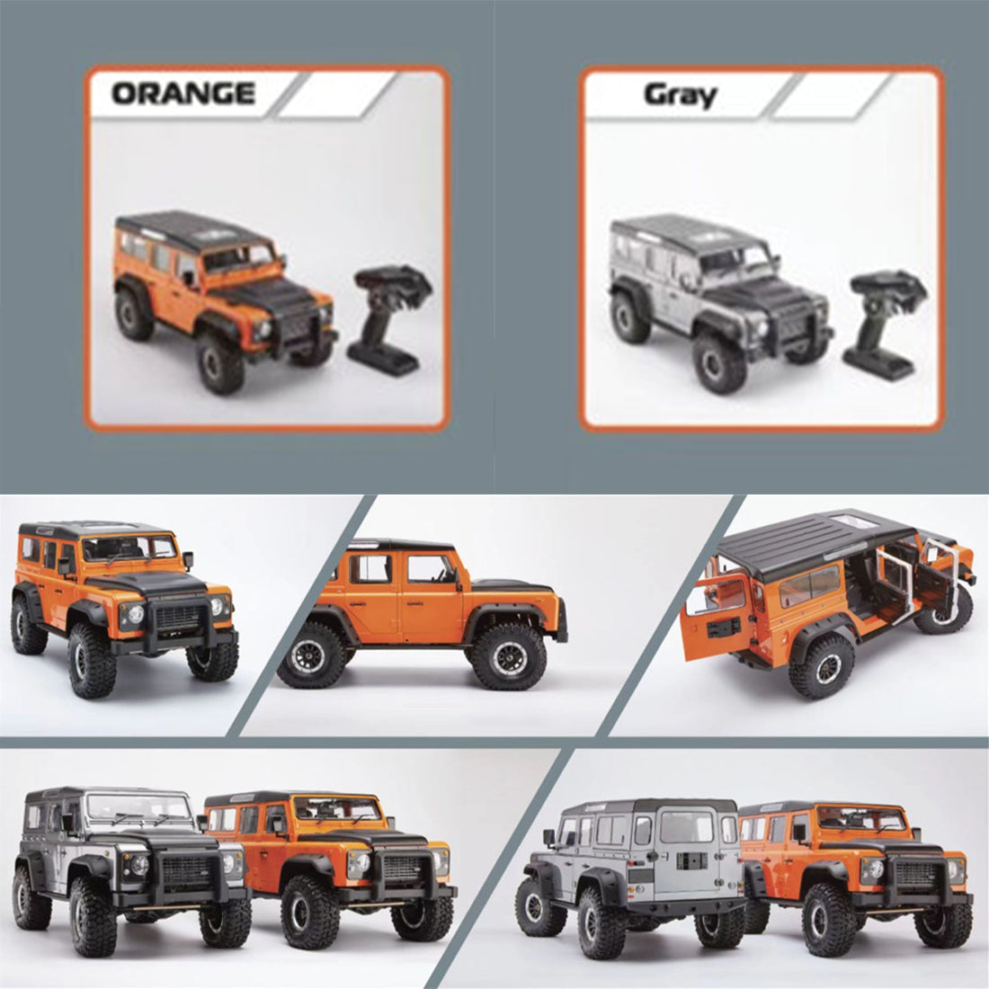 YK 4104 1/10 RC Car 2.4G 4WD Electric Off-road Vehicle RC Crawler Model Remote Control Truck - RTR Version