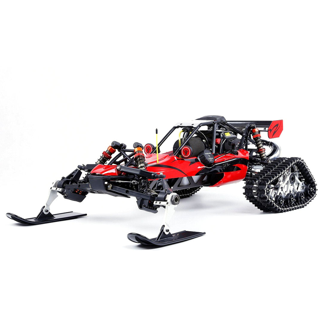 Rovan BAHA305AS Snow 1/5 2WD 2.4G RWD Gasoline Off-road Vehicle RC Model Car with 30.5cc Engine - RTR Version