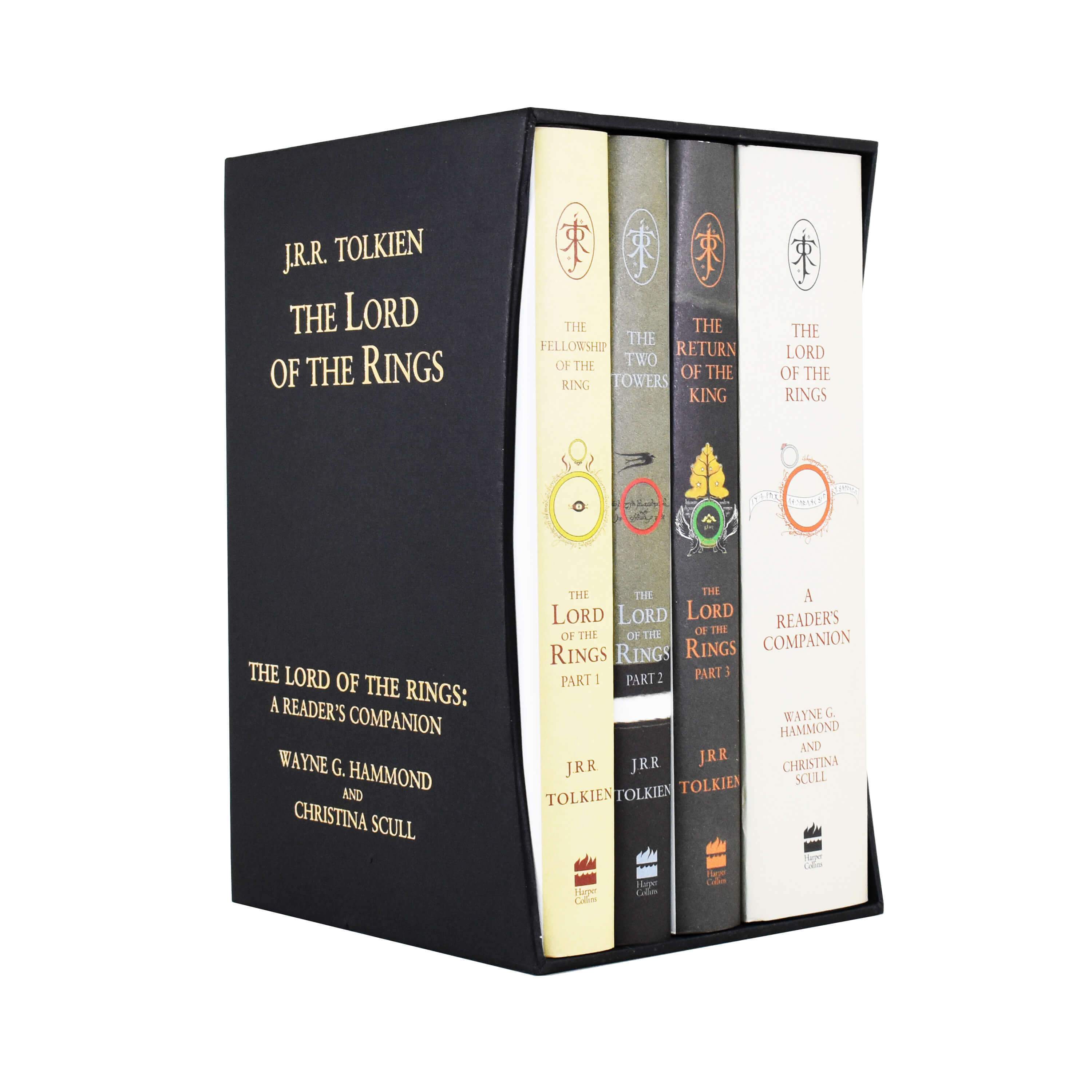 The Lord of the Rings & Companion 4 Books Box Set by J. R. R. Tolkien - Fiction - Hardback