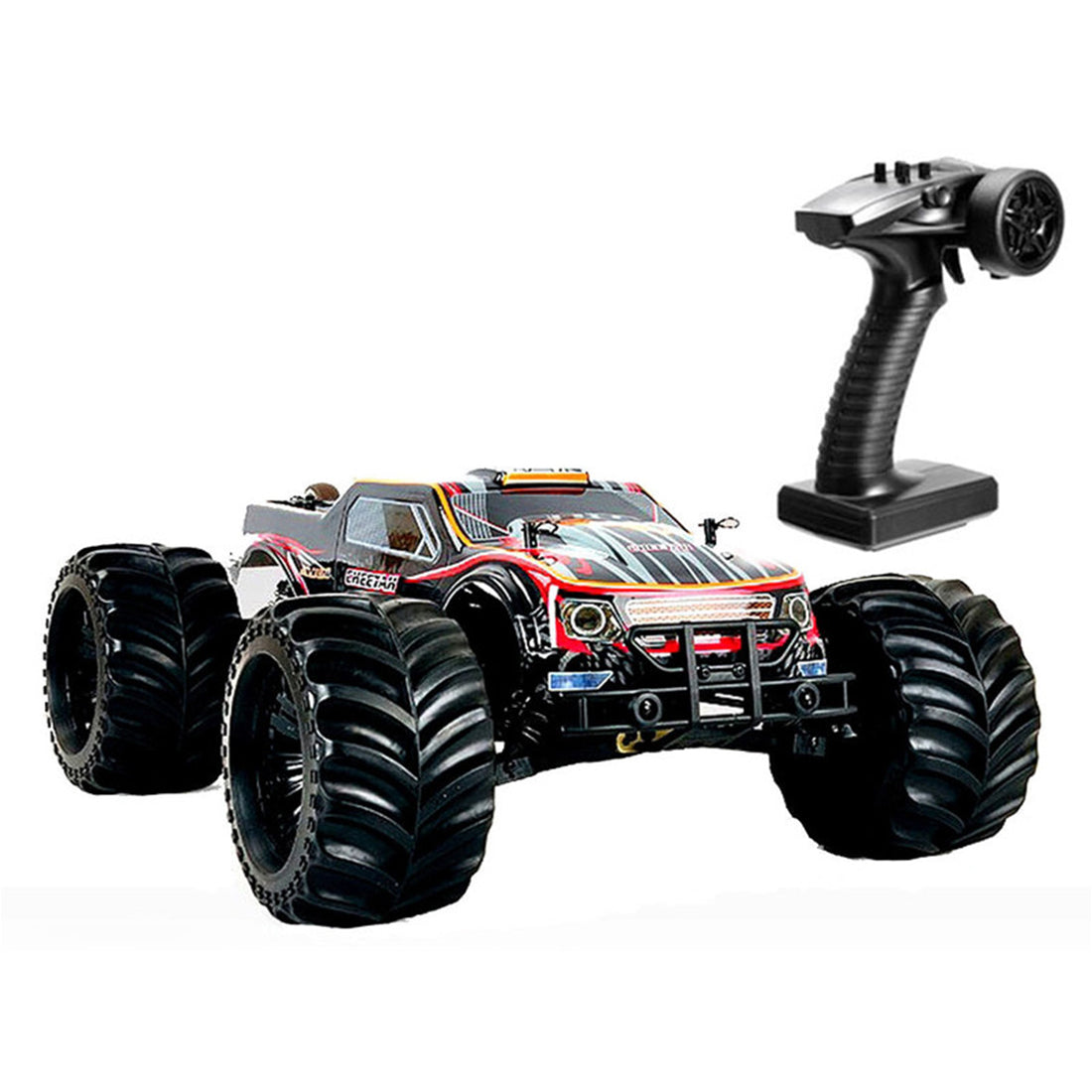 JLB Racing 11101 1/10 4WD 120A RC Car Brushless Monster Remote Control Truck with Metal Chassis