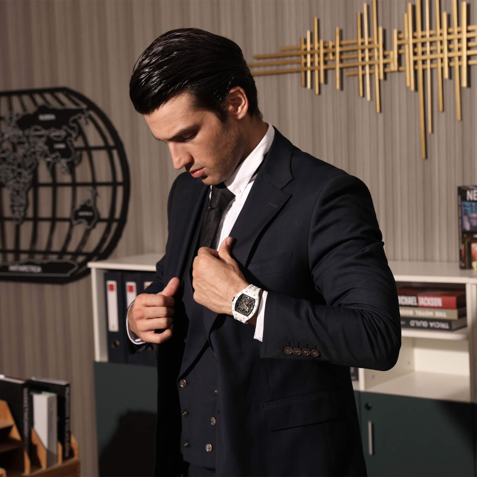 🔥Hot Sale Now🔥 Kinetic Energy Display Automatic Watch TB8212C