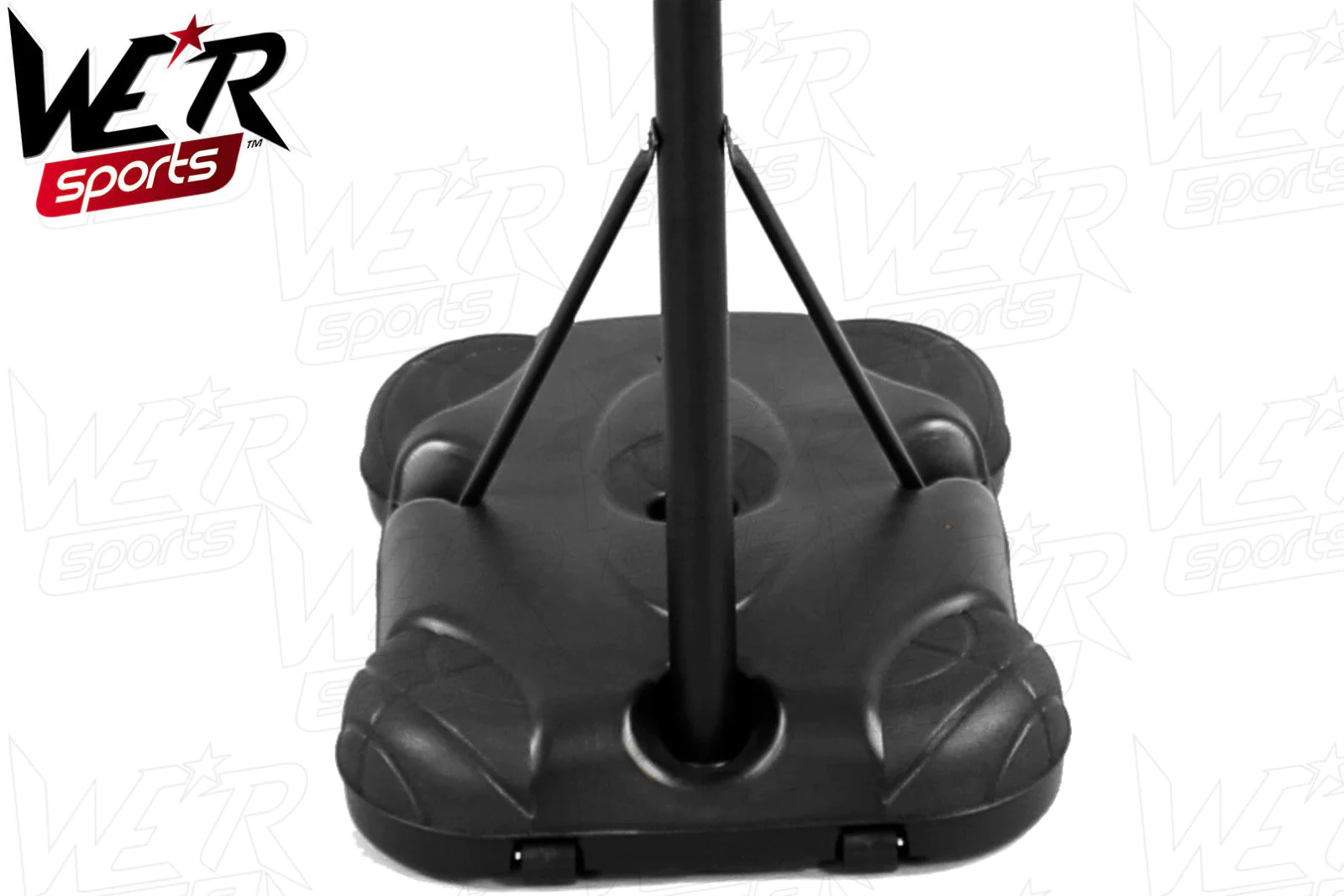 Portable Basketball Net Hoop Backboard With Adjustable Hight Stand With Wheels YELLOW-BLACK
