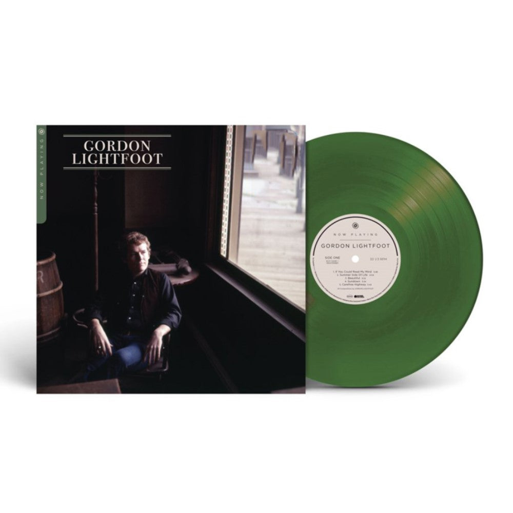 Now Playing - Gordon Lightfoot Exclusive Limited Edition Gord's Green Color Vinyl LP Record