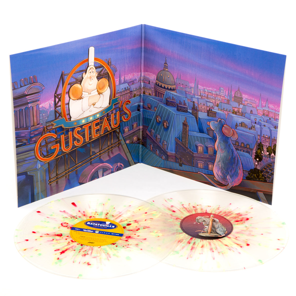 Ratatouille Original Motion Picture Soundtrack Limited Edition Red, Yellow, and Green Splatter Colored Vinyl