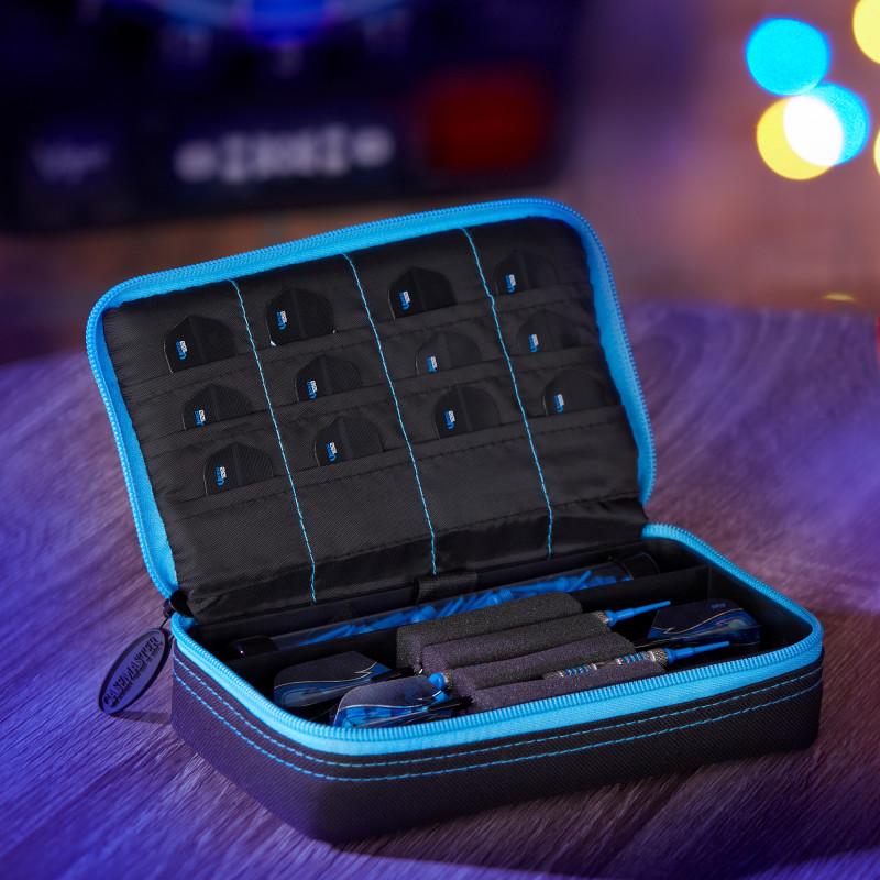Casemaster Plazma Dart Case Black with Blue Trim
