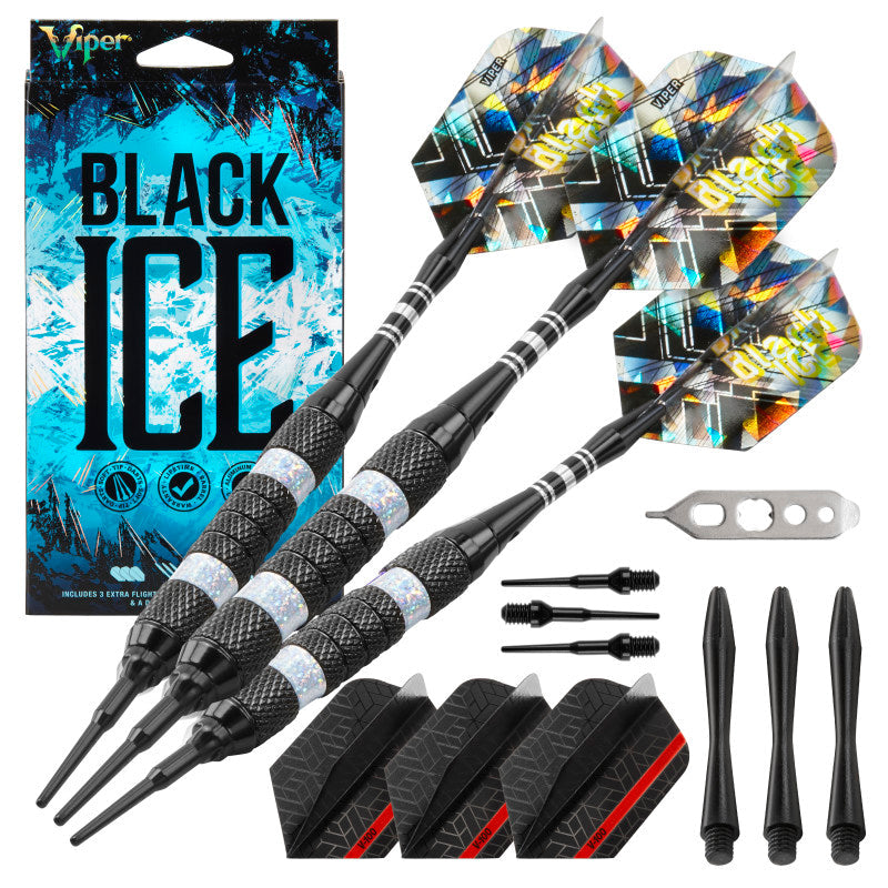 Viper Black Ice Silver Soft Tip Darts