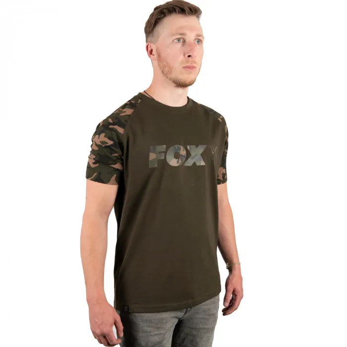 Fox Camo/Khaki Print Fishing T-Shirt