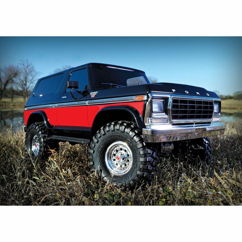 Traxxas TRX-4 Ford Bronco RC 4x4 Rock Crawler RTR w/3S LiPo COMBO