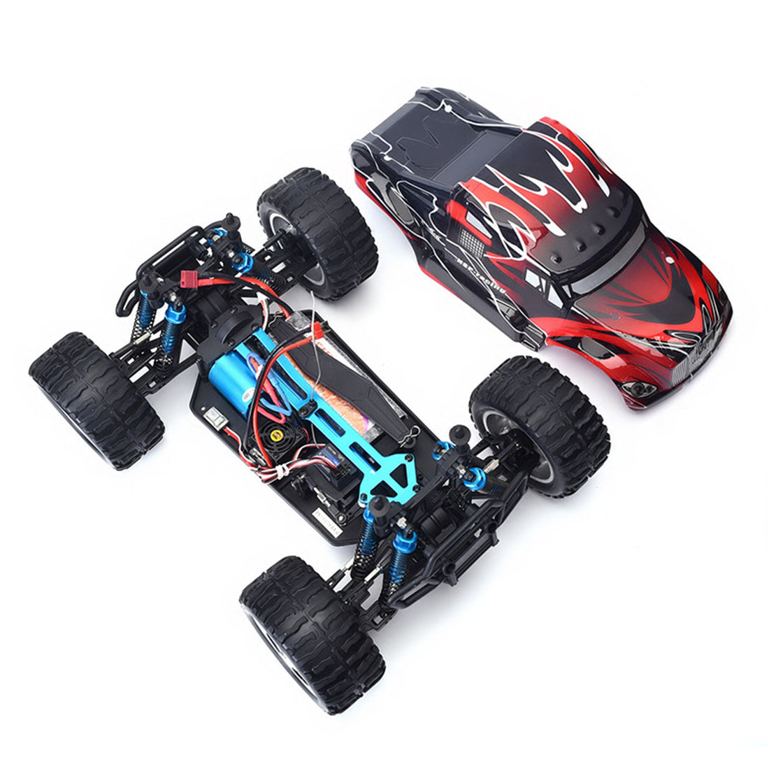 HSP 94111PRO 1/10 RC Car 2.4G 4WD Electric Brushless Monster Truck High Speed Vehicle Remote Control Car - RTR Version
