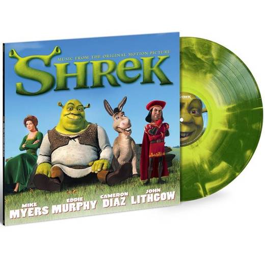 Shrek Music From The Original Motion Picture  Exclusive Limited Edition Swamp Green Colored Vinyl LP Record