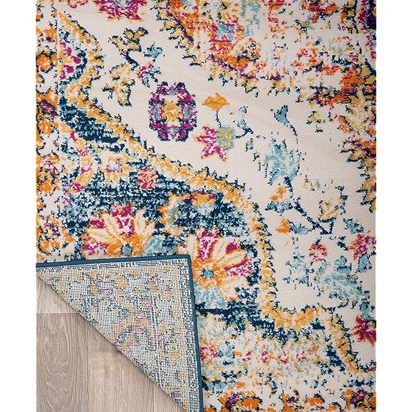 Rugshop Vintage Distressed Bohemian Area 5' x 7' Multi 5' x 7' Multi Color