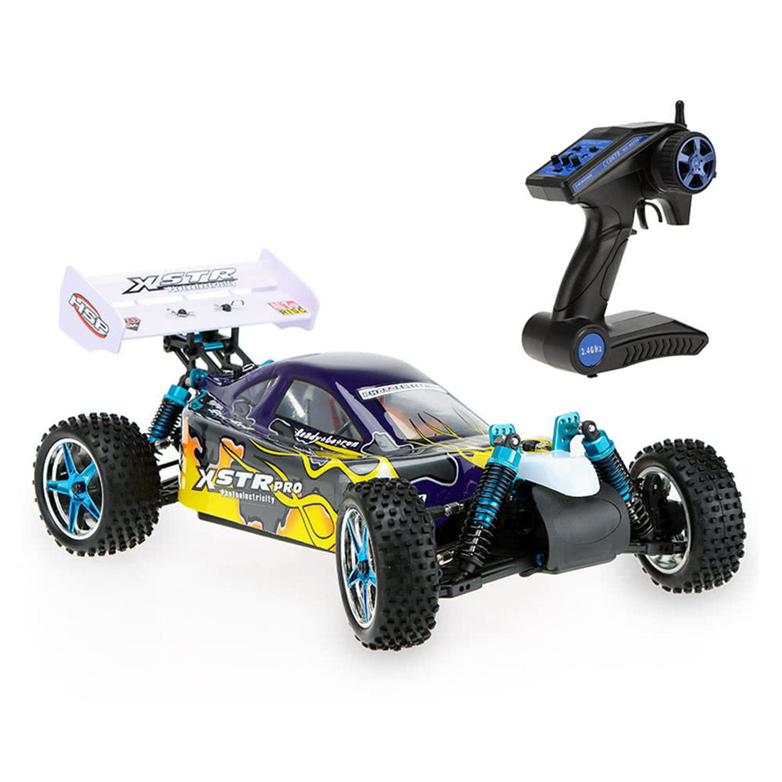HSP 94107PRO 1:10 4WD Electric Brushless High Speed Off Road Vehicle 2.4G Remote Control Car (RTR) - Car Shell in Random Color