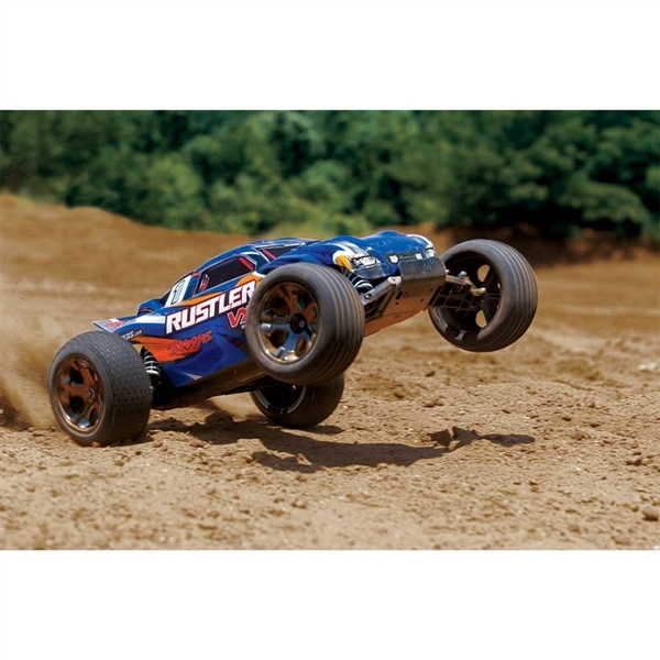 Traxxas Rustler VXL Brushless RTR RC Truck 70+MPH LiPo Combo