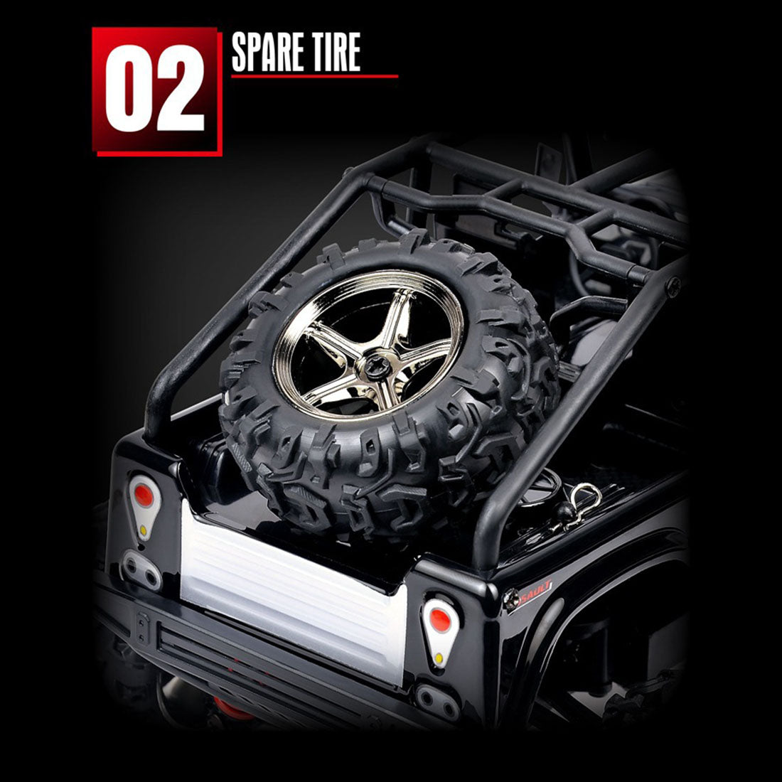 SUBOTECH BG1511 1:22 2.4G Electric RC Car 4 x 4 45KM/H High Speed Desert Off-road Vehicle - RTR