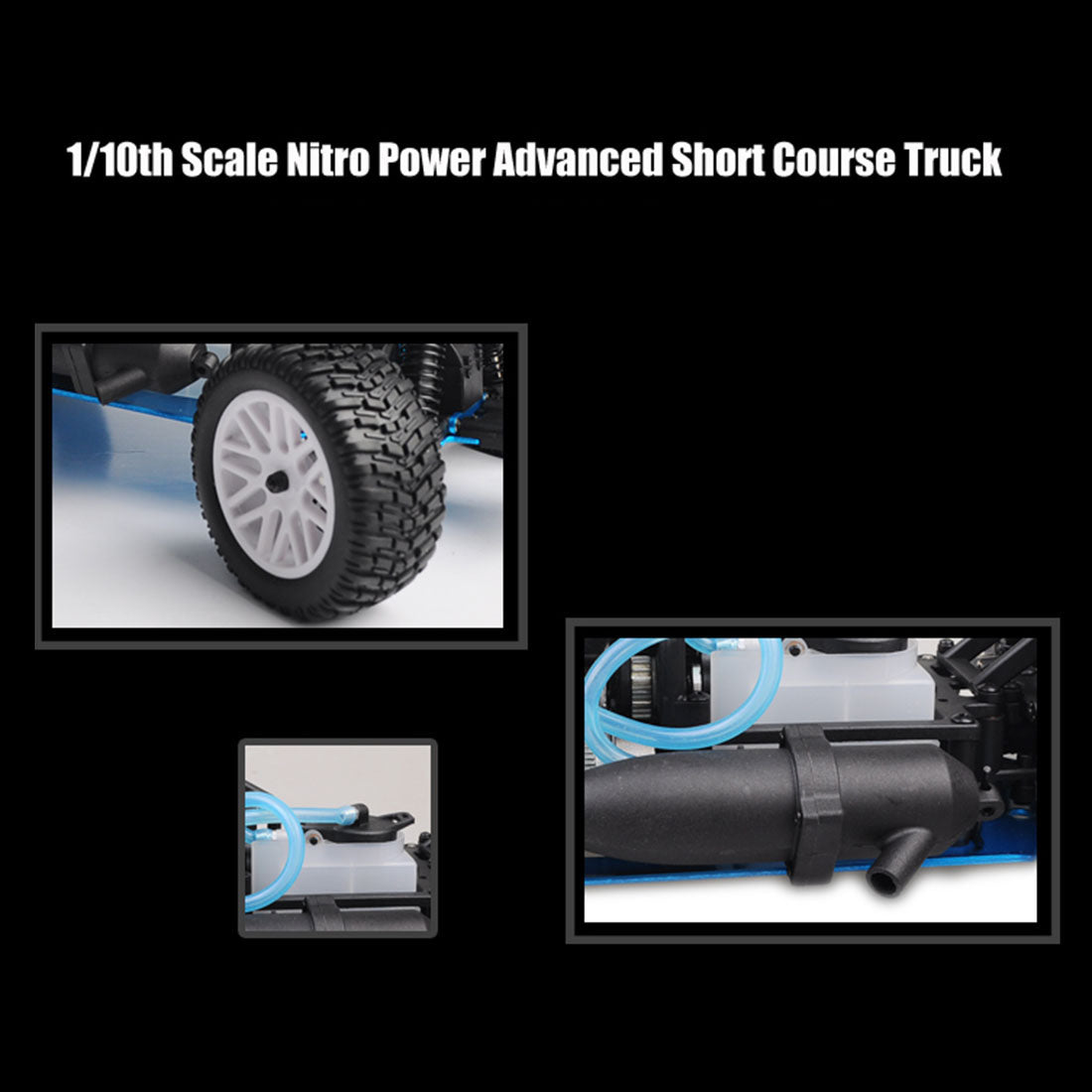 HSP 94155 RC Car 1/10 Scale 4WD Nitro Gas Powered Off-Road Buggy Truck Vehicle