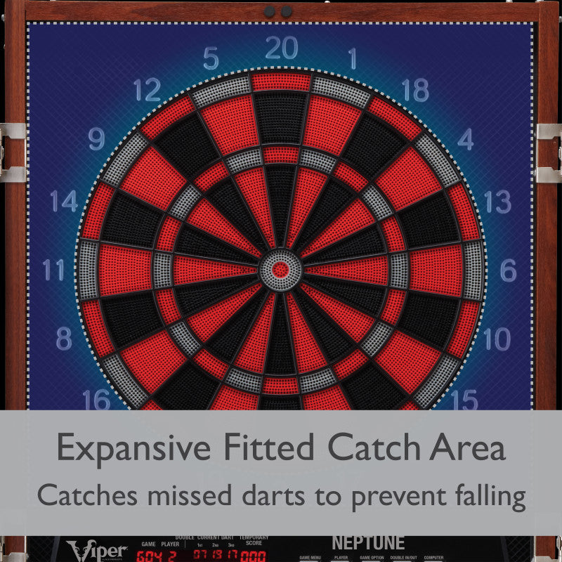 Viper Neptune Electronic Dartboard and Cabinet Hybrid, 15.5