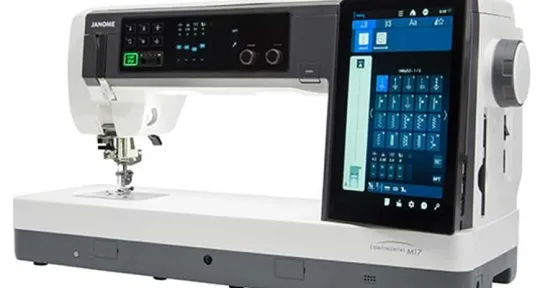 The Continental M17 Memory Craft Computerized Quilting and Sewing Machine