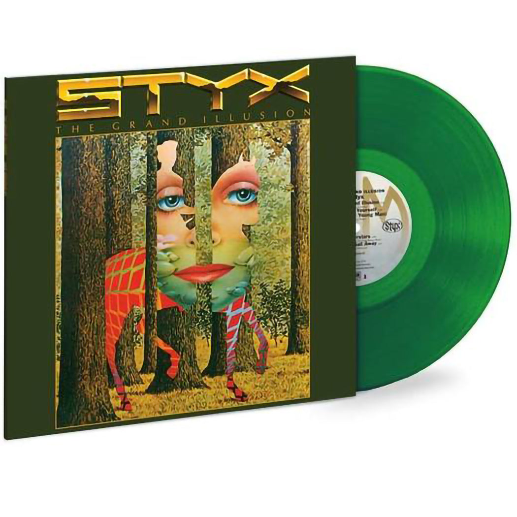 Styx - The Grand Illusion 40Th Anniversary Limited Edition Translucent Green Colored Vinyl LP Record