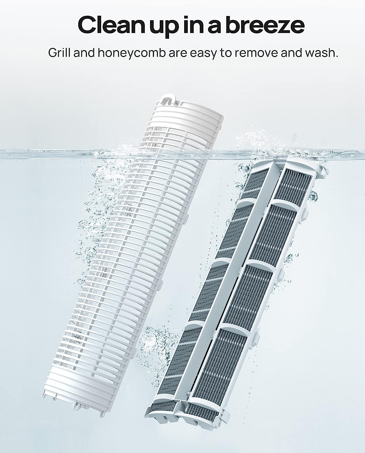 Dreo Evaporative Air Cooler, 40” Cooling Fans that Blow Cold Air, 2023 Upgrade with 80° Oscillating, Removable Water Tank, Ice Packs, Remote Control, 4 Speeds, 7H Timer, Swamp Cooler for Bedroom