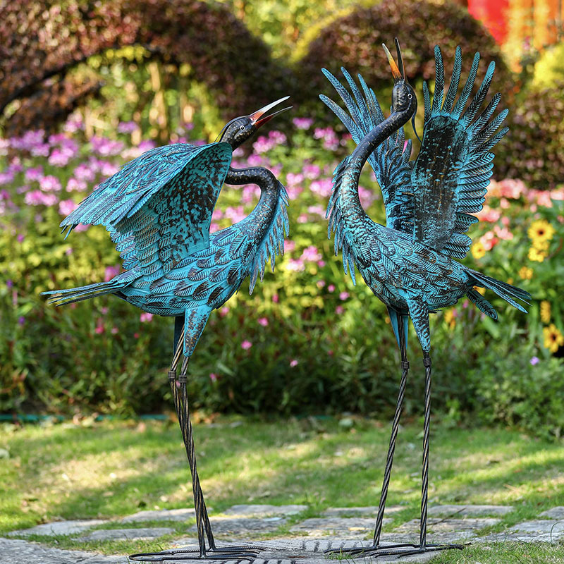 💥Save 75% off 🦩Garden Crane Sculptures and Statues