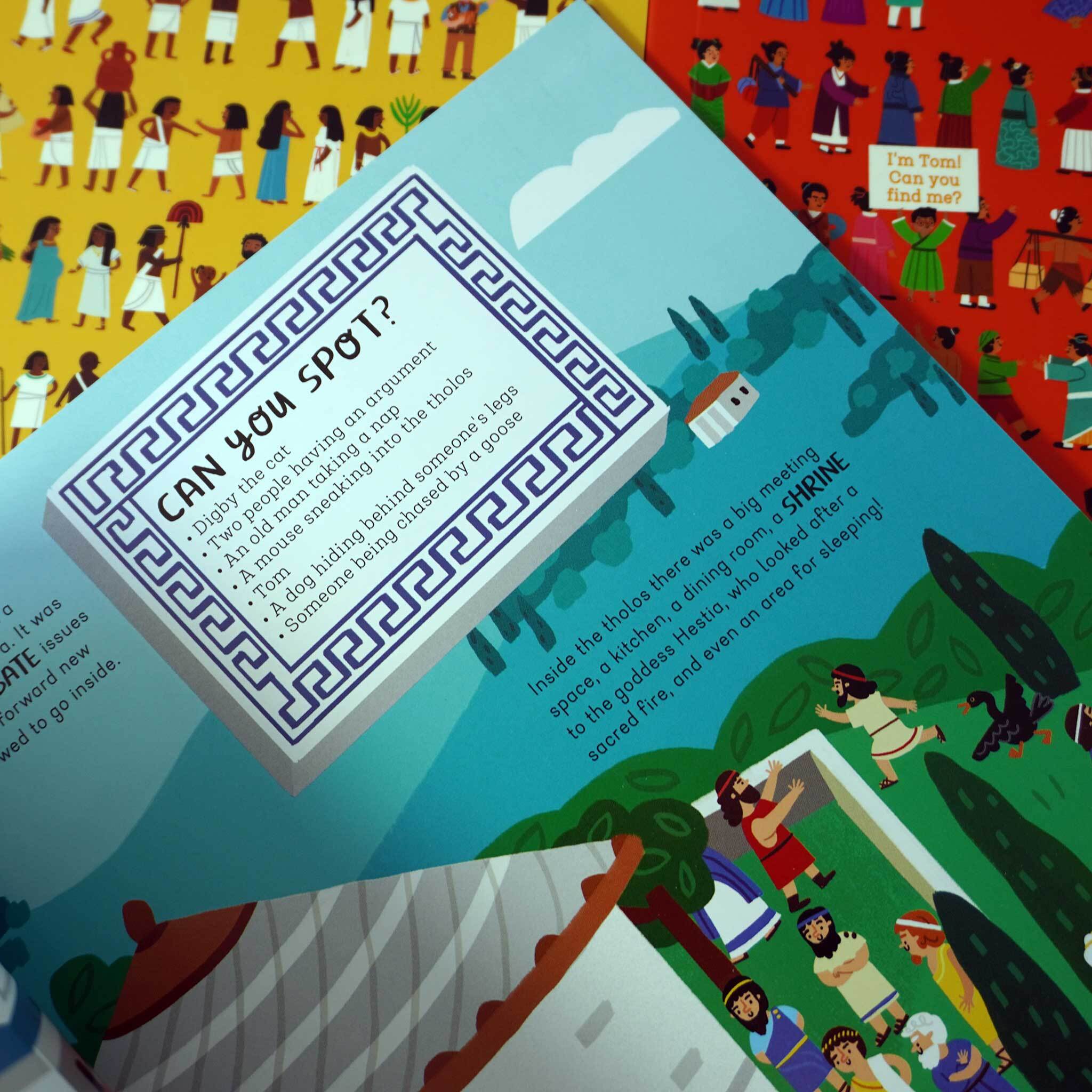 British Museum: Find Tom in Time Series 4 Books Set By Fatti Burke - Ages 6+ - Paperback