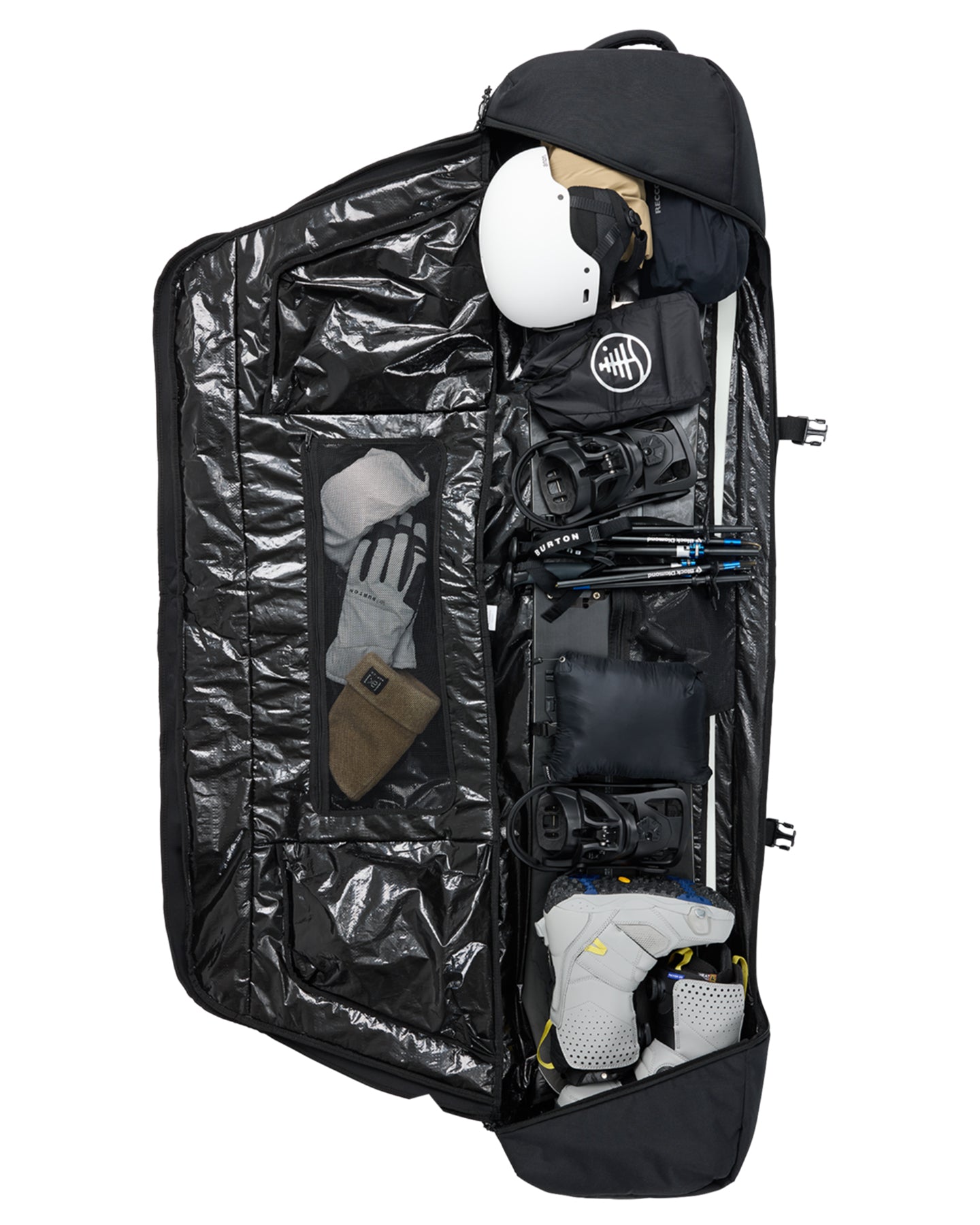 Burton Wheelie Flight Attendant Board Bag - True Black