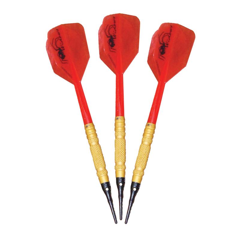 Laserdarts Gold Widows 90% Tungsten Knurled 20 Grams