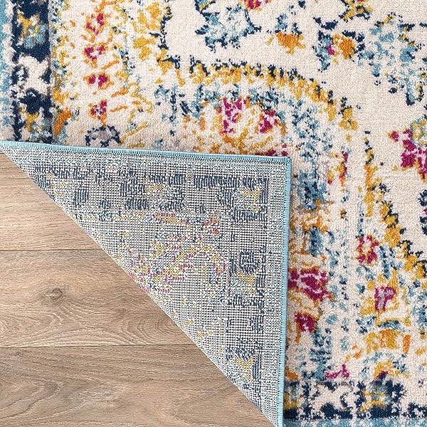 Rugshop Vintage Distressed Bohemian Area 5' x 7' Multi 5' x 7' Multi Color