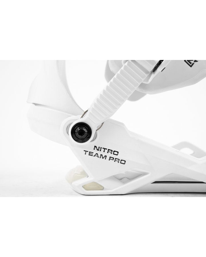 Nitro Team Pro Snowboard Bindings - White Shadow - 2023