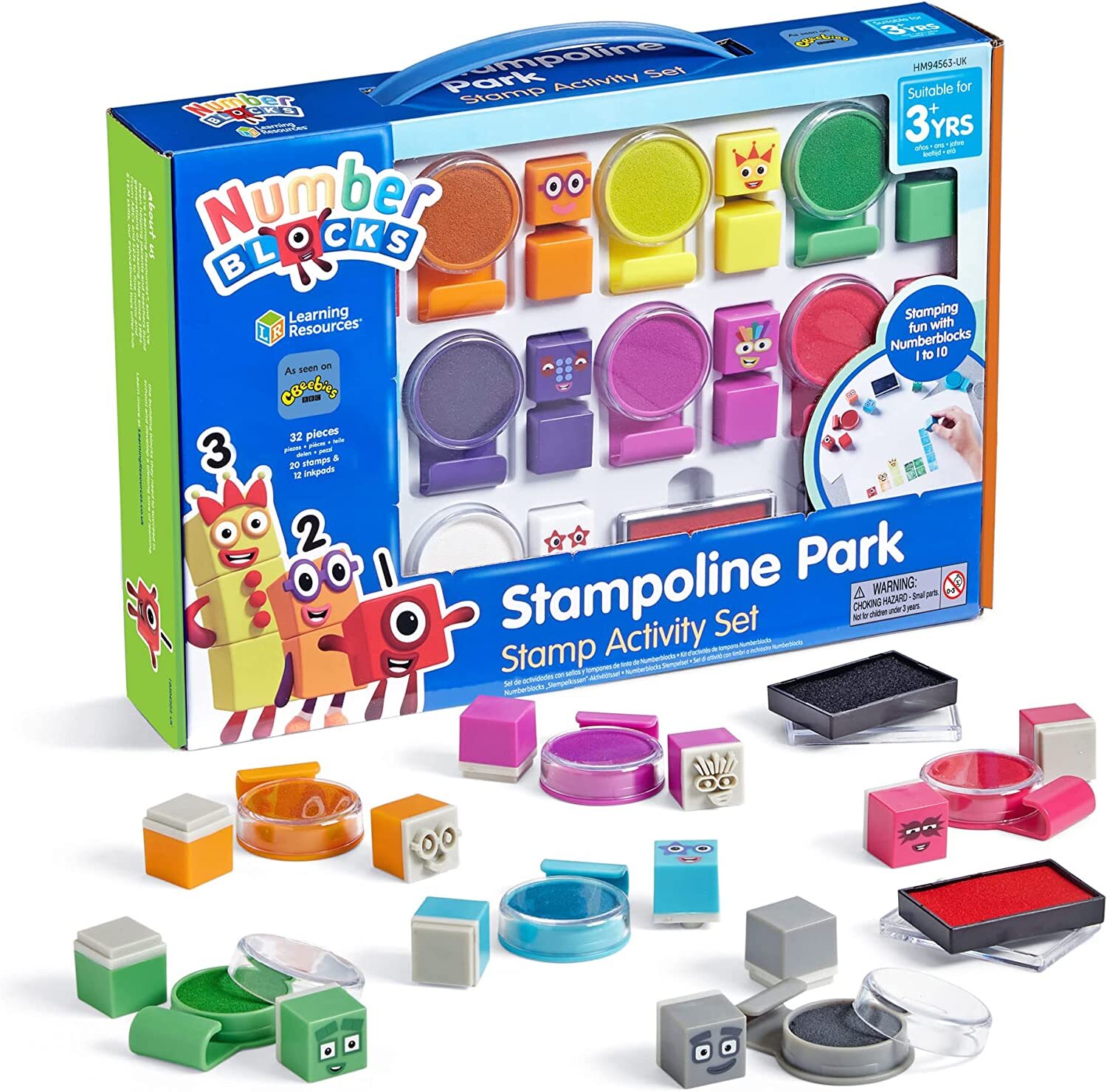 Numberblocks Stampoline Park Stamp Activity Set by Learning Resources - Ages 3+