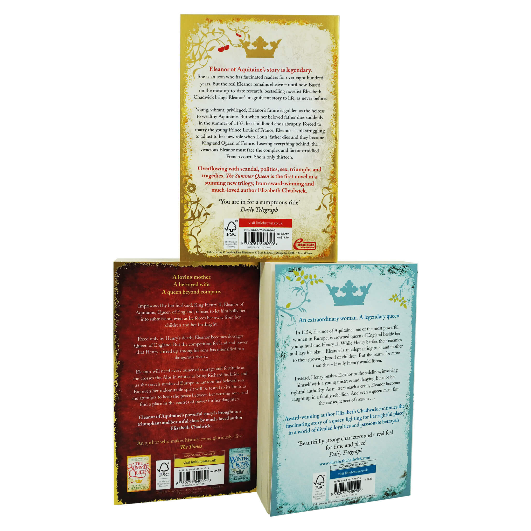 Eleanor of Aquitaine 3 Books Collection Set By Elizabeth Chadwick - Fiction - Paperback