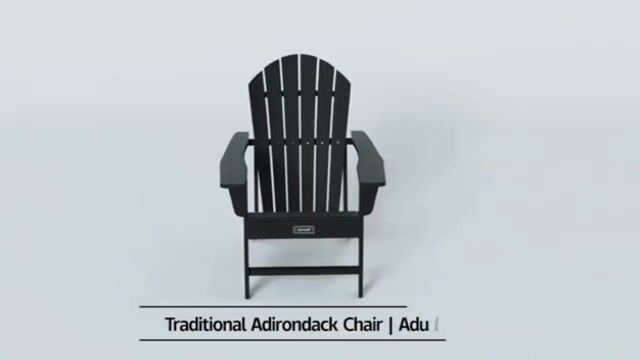 Adirondack Chair ,Patio Chairs 5 Steps Easy Installation,Widely Used in Outdoor, Fire Pit, Deck, Outside, Garden, Campfire Chairs