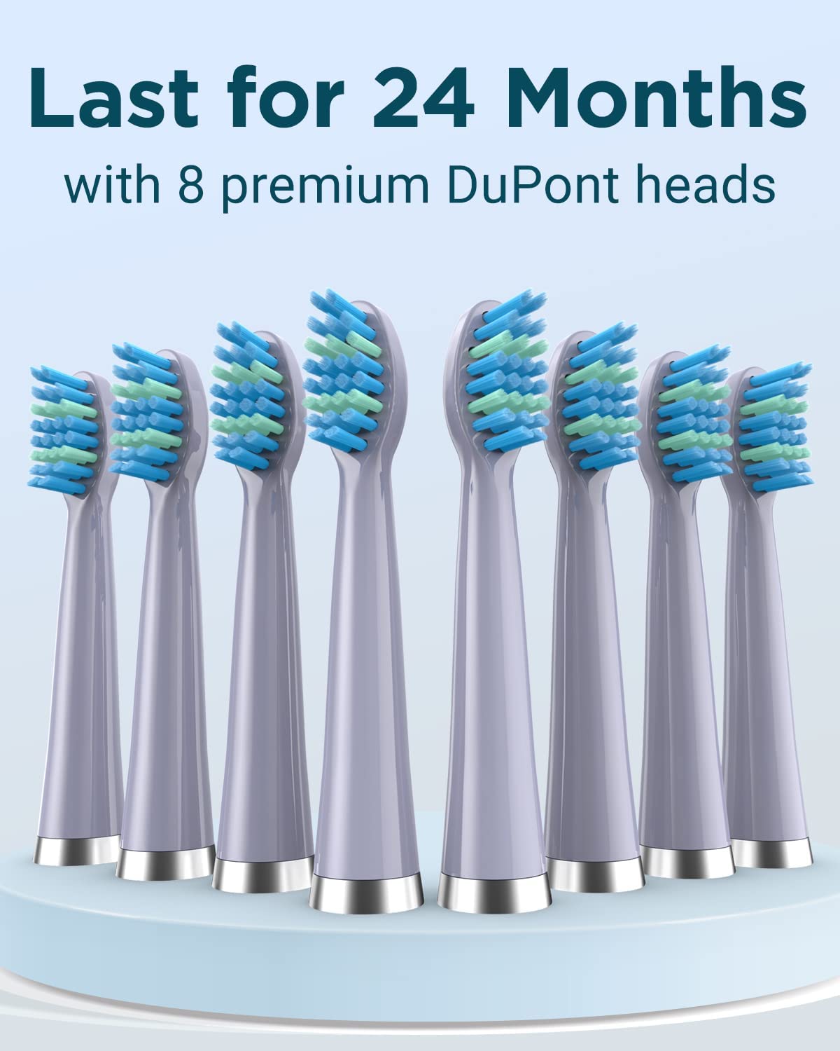 Sonic Electric Toothbrush for Adults - Rechargeable Electric Toothbrushes with 8 Brush Heads, & Travel Case,Teeth Whitening , Power Electric Toothbrush with Holder, Once Charge for 120 Days - H8 Pink