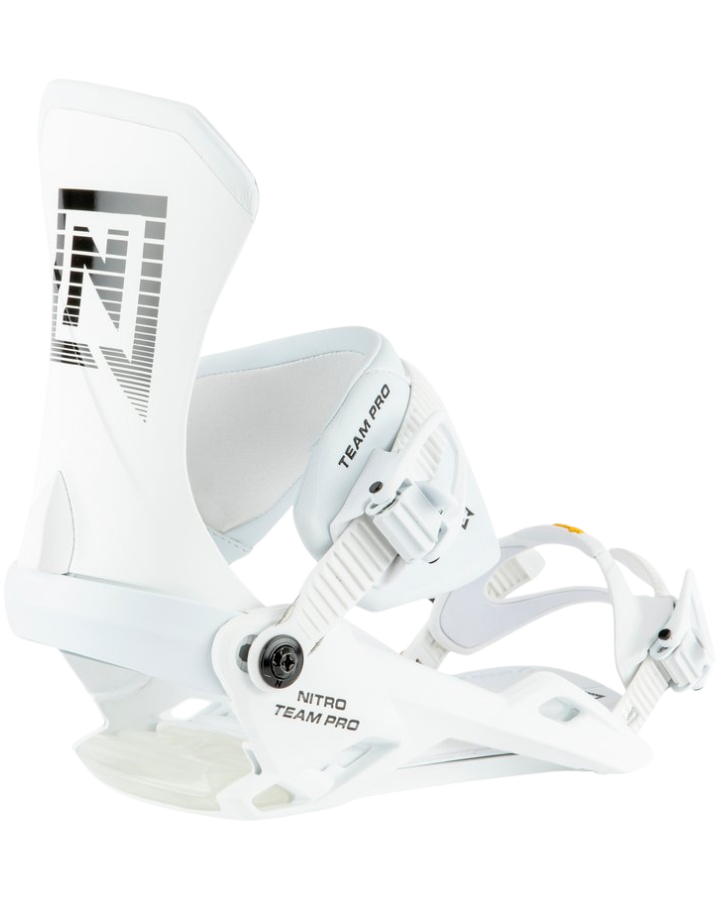 Nitro Team Pro Snowboard Bindings - White Shadow - 2023