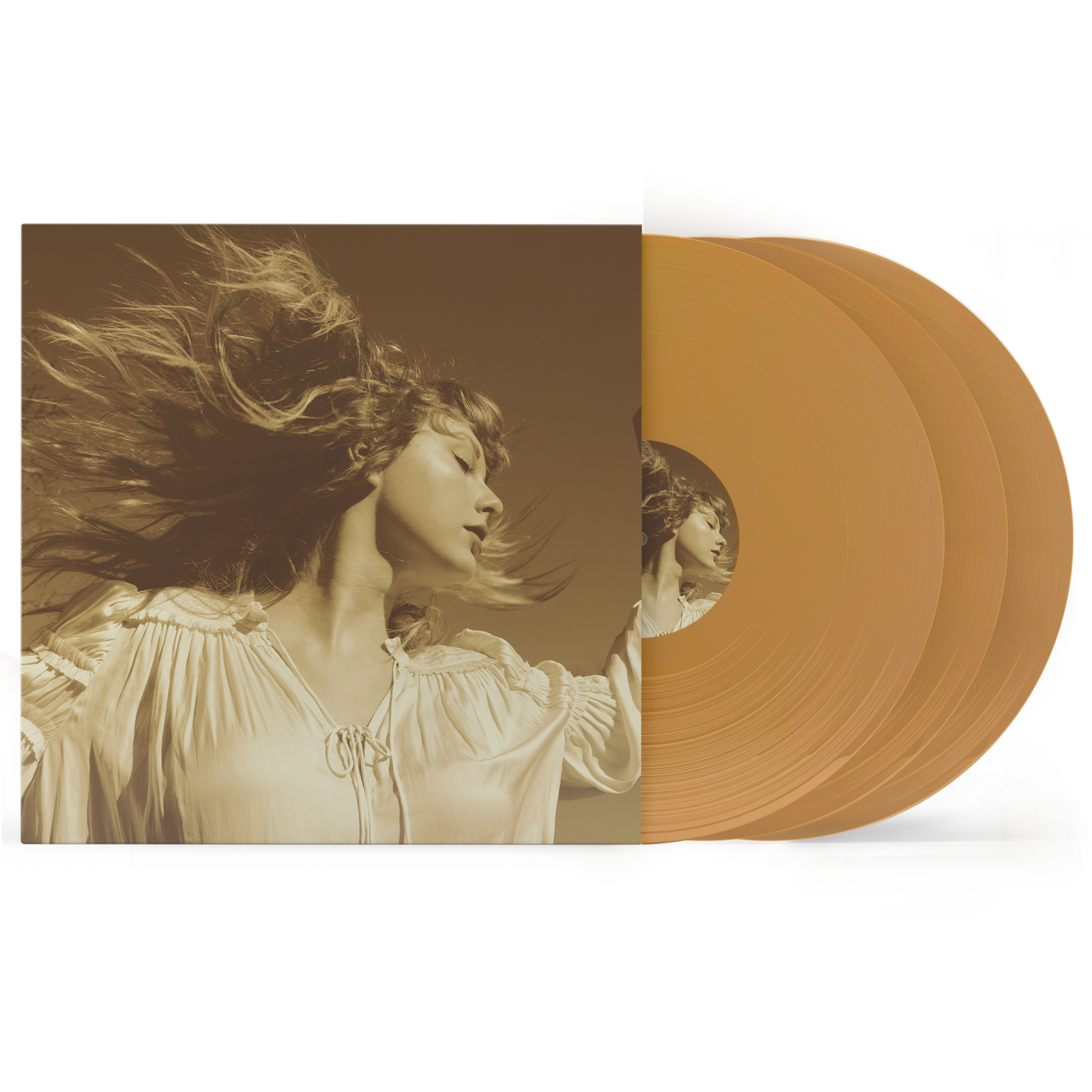 Taylor Swift - Fearless (Taylor's Version) Exclusive Metallic Gold 3xLP Vinyl Album