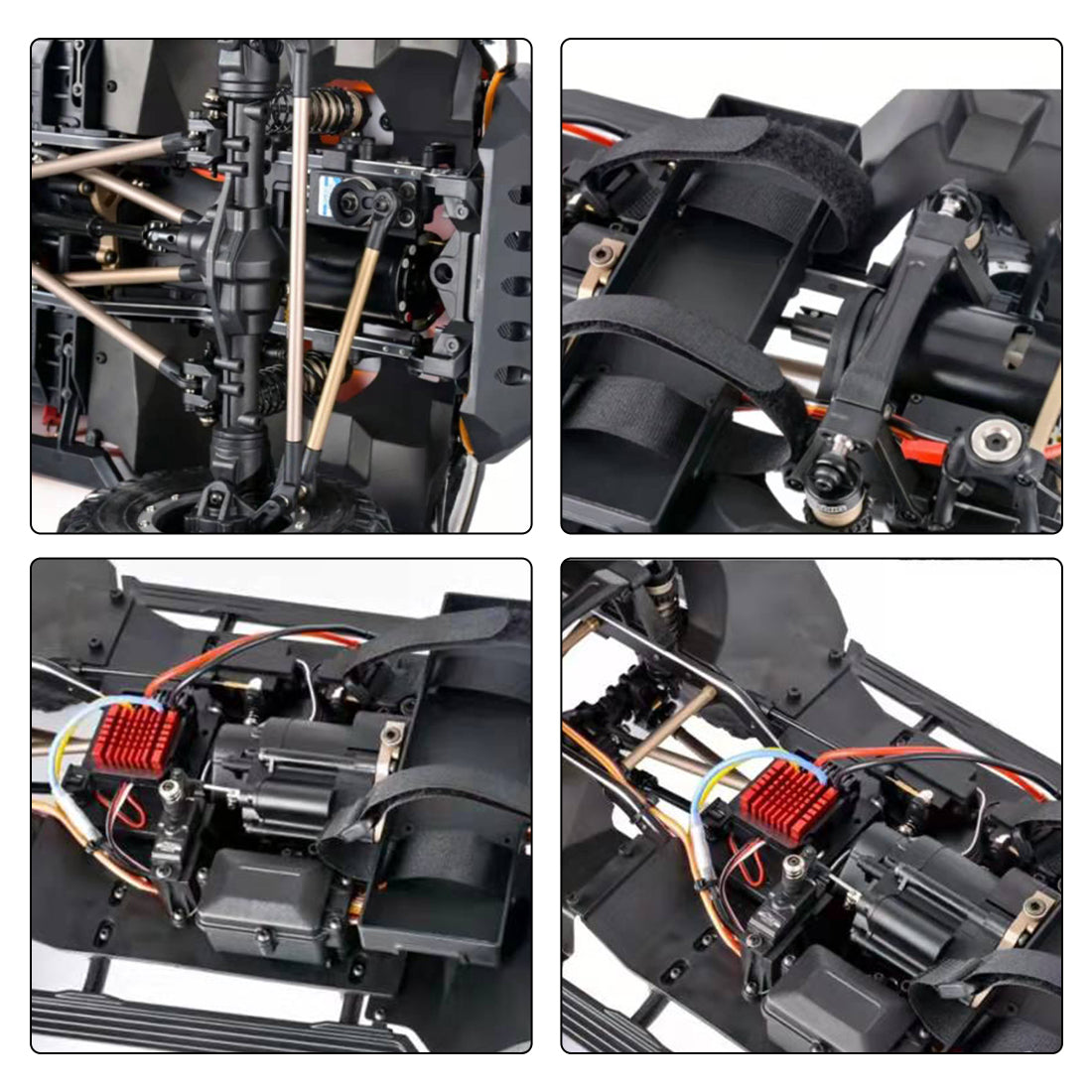 YK 4082 PRO 1/8 RC Car 2.4G 6CH 4WD Off-road Vehicle RC Crawler RC Car Remote Control Truck