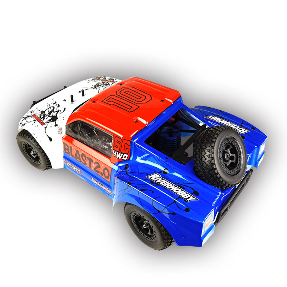 VRX RH1009 1/10 RC Car 4WD RC Off-road Vehicle Automatic Two-Speed 2.4G Toy RTR Version