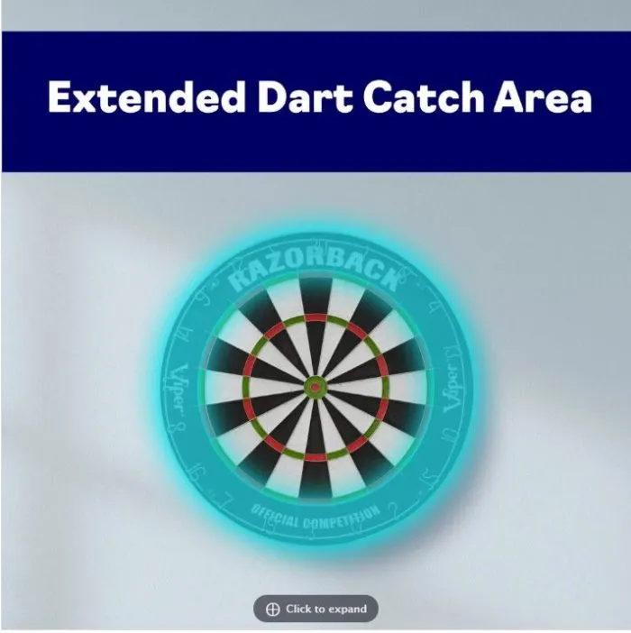 Viper Razorback Sisal Dartboard WDF Accredited