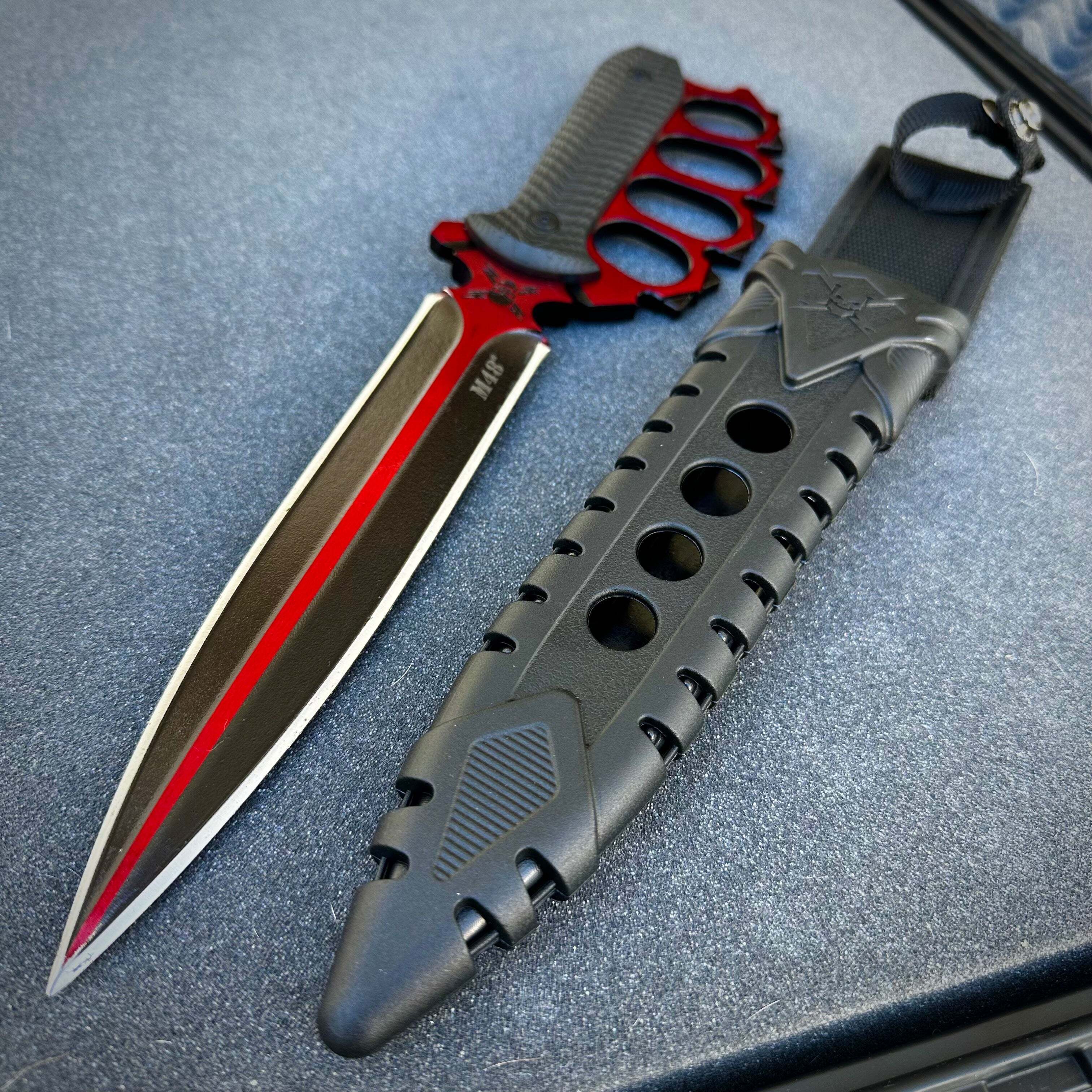 Cardinal Sin Red Mayhem Knife Collection