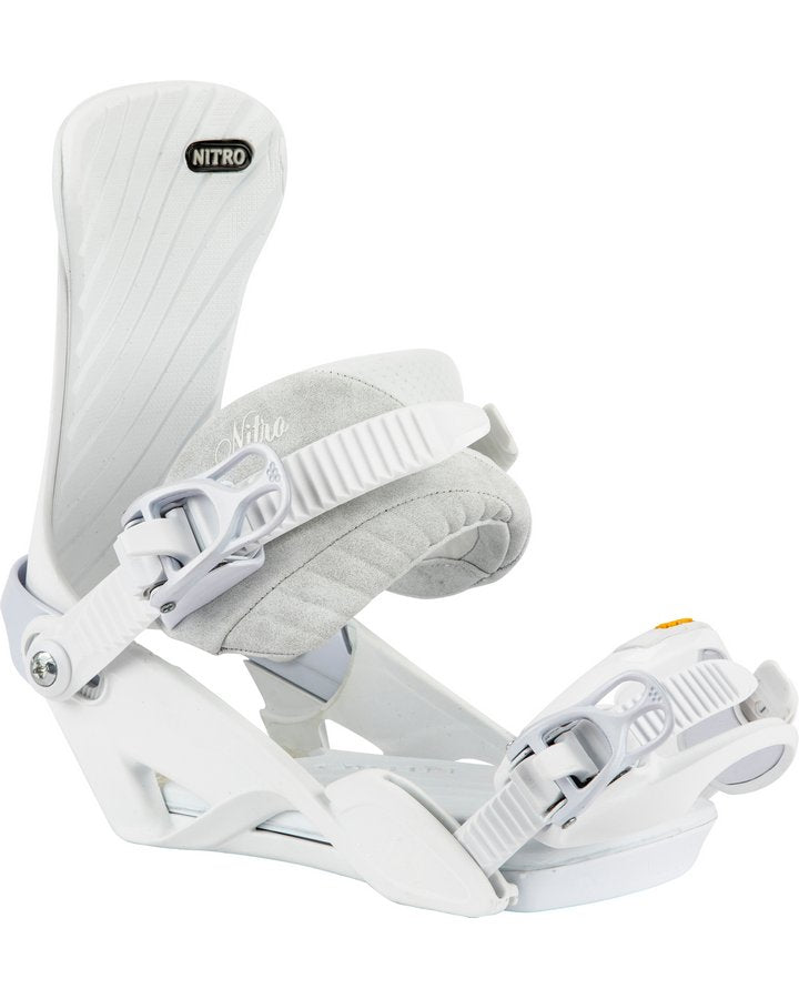 Nitro Ivy Womens Snowboard Bindings - White - 2022 (S/M)