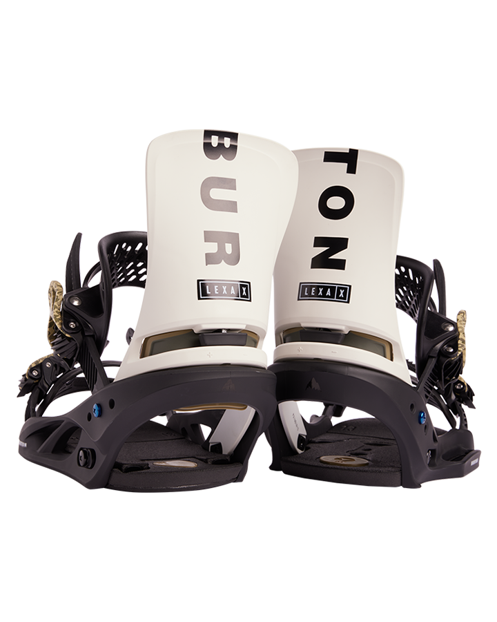 Burton Womens Lexa X Re:Flex Snowboard Bindings - Black/Stout White/Logo - 2023