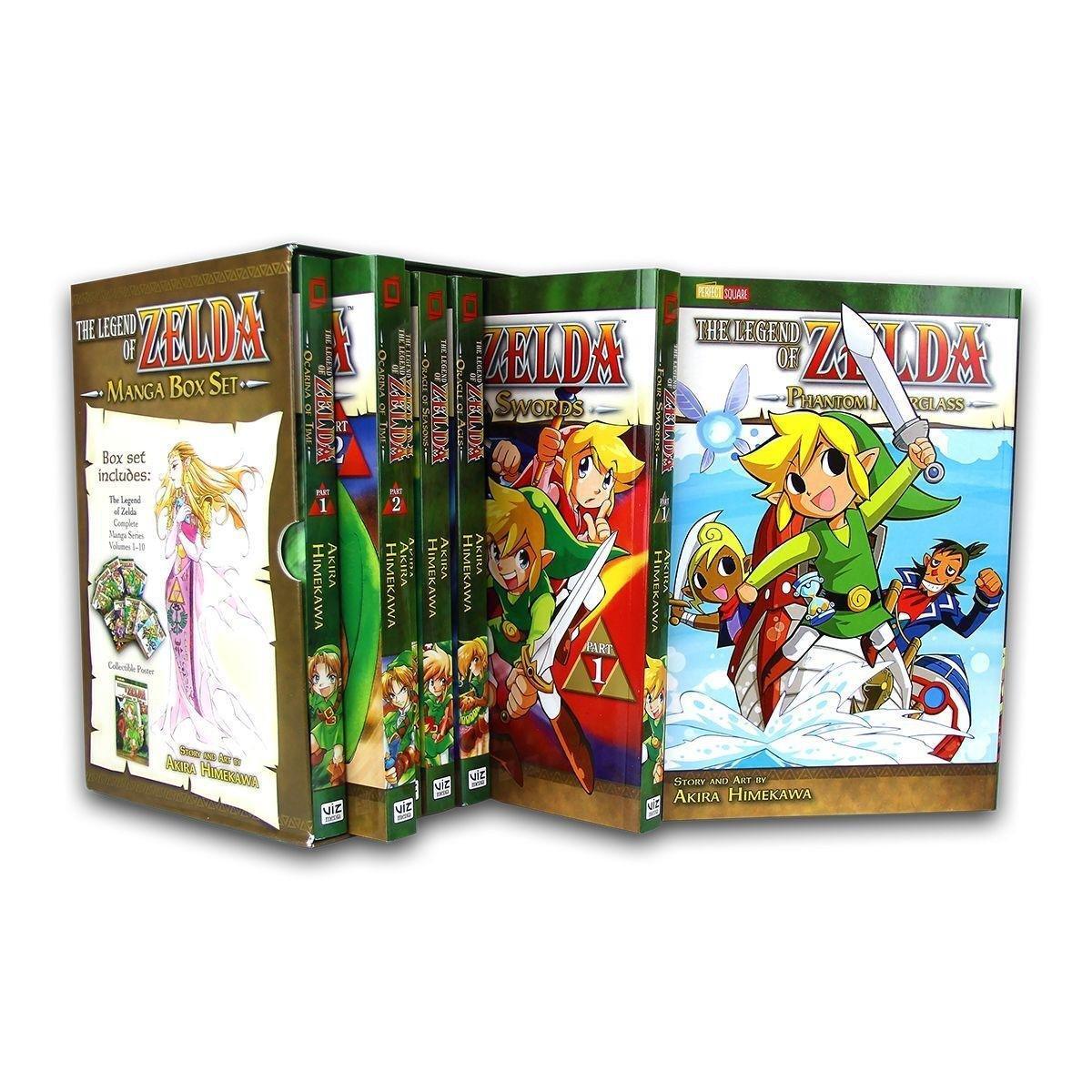 The Legend Of Zelda Box Set 1-10 - 10 Books - Action / Adventure - Paperback - Akira Himekawa